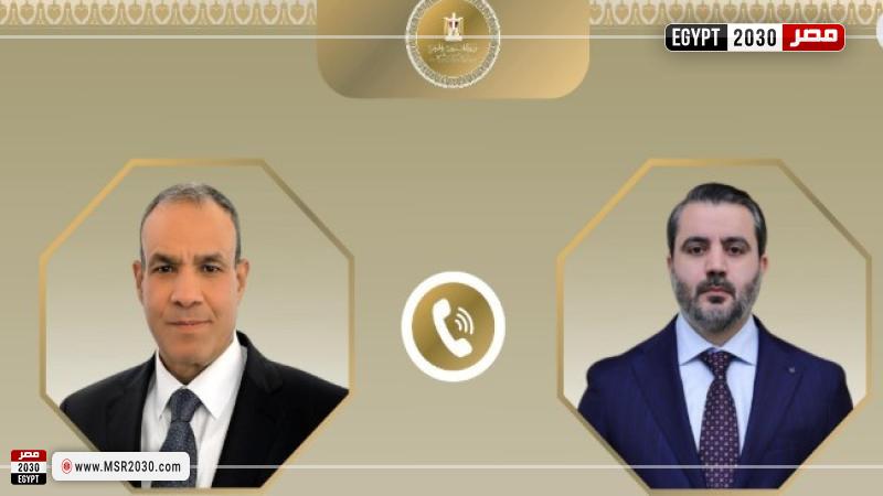 عبد العاطي ونظيره السوري