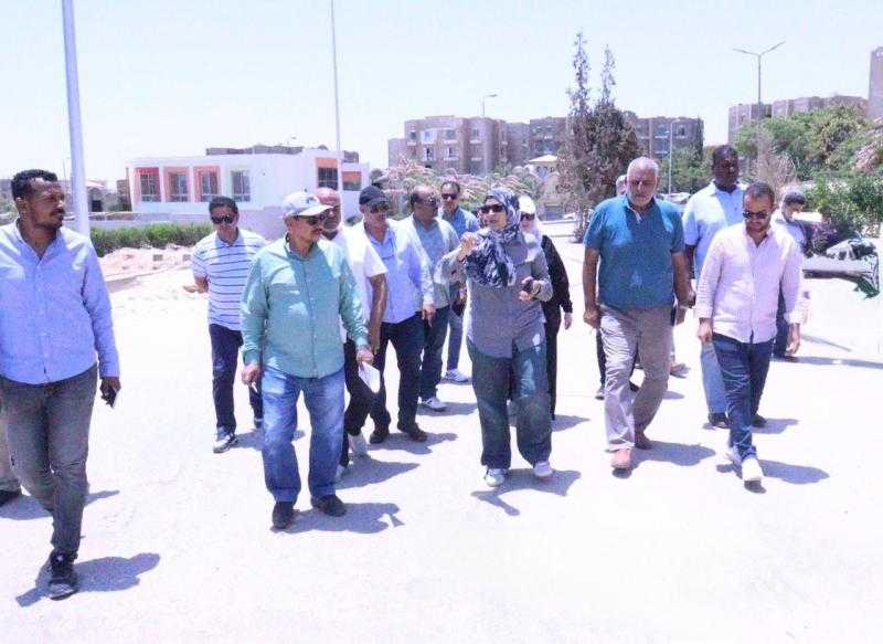 استكمال تطوير ورفع كفاءة محور الريفيرا الرابط بين عدة محاور بتوسعات مدينة الشيخ زايد