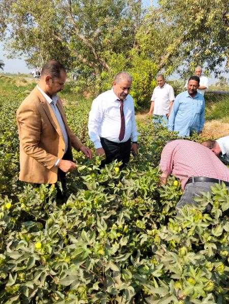 مدير الإصلاح الزراعي يتفقد مشروعات وأنشطة وجمعيات الهيئة بمحافظة الفيوم