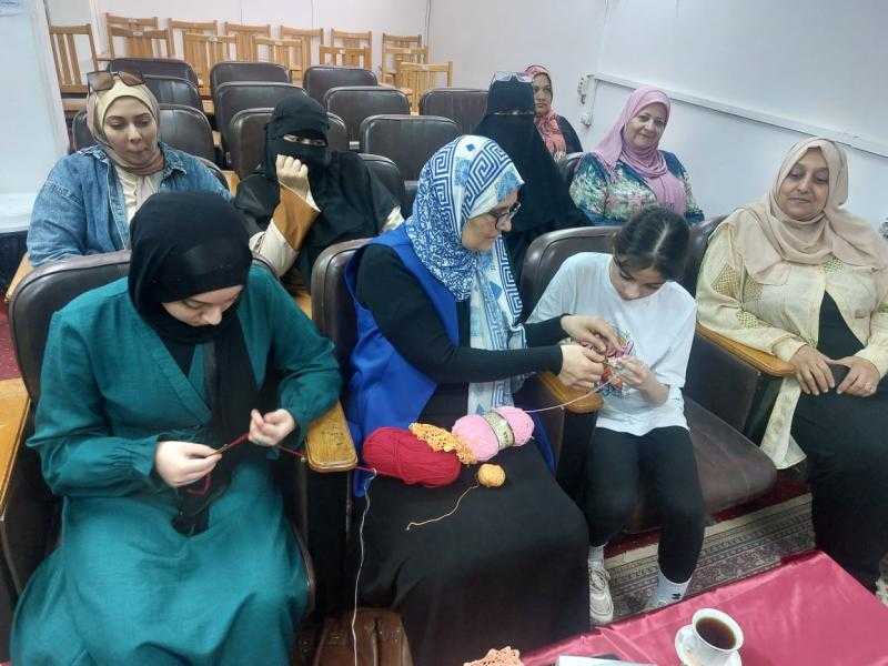 تعليم الكروشيه للمبتدئين في جامعة قناة السويس