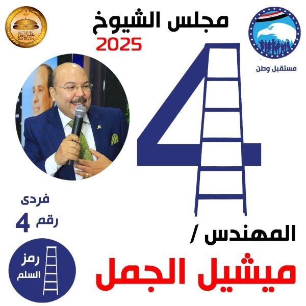 ميشيل الجمل يتقدم بأوراق ترشحه لانتخابات الشيوخ ويؤكد مشاركة المواطنين واجبًا وطنيًا