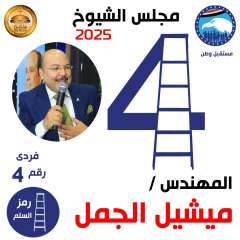 ميشيل الجمل يتقدم بأوراق ترشحه لانتخابات الشيوخ ويؤكد مشاركة المواطنين واجبًا وطنيًا