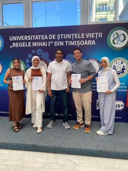 ختام برنامج تدريبي دولي ناجح لطلاب جامعة الأقصر في جامعة الملك مايكل الأول برومانيا