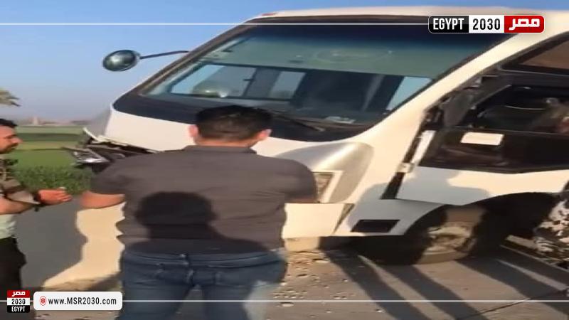 حادث مروع على الطريق الإقليمي بالعاشر من رمضان