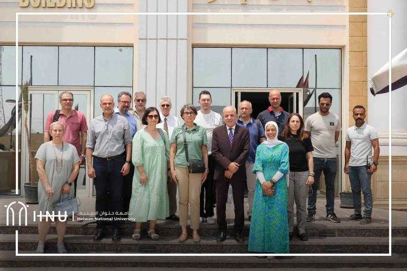 جامعة حلوان الأهلية تستقبل وفد جامعة ديموقريطوس اليونانية لبحث التعاون الأكاديمي في التخصصات الحديثة
