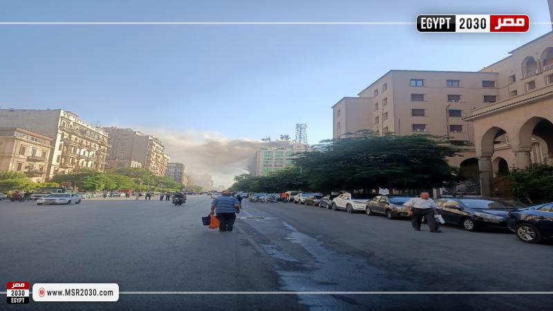 حريق سنترال رمسيس