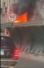 النيران تلتهم مكاتب جديدة داخل مبنى سنترال رمسيس
