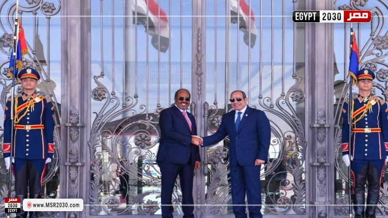الرئيس السيسي و الرئيس الصومالي