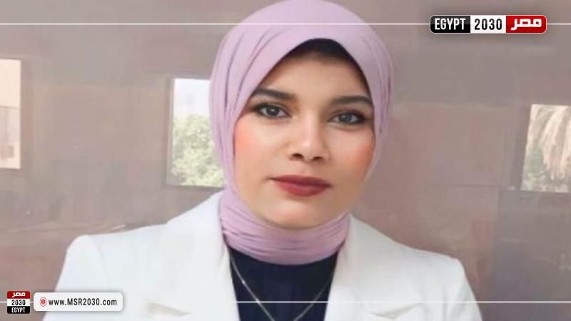 الدكتورة منار غانم عضوة المركز الإعلامي بالهيئة العامة للأرصاد الجوية