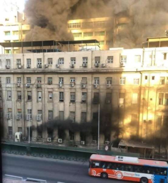 حريق سنترال رمسيس