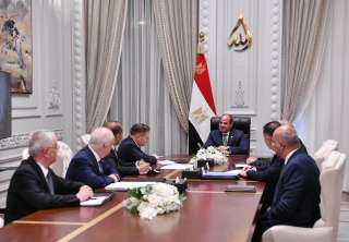 السيسي يلتقي المدير العام لهيئة الدولة للطاقة النووية ”روسأتوم” الروسية