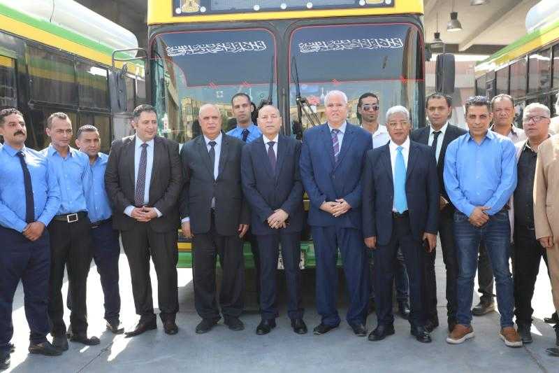 محافظ القاهرة يتفقد هيئة النقل العام لمتابعة أعمال التطوير الجارية بها