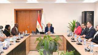 وزير الري يلتقي وفد لجنة الزراعة والبيئة بالبرلمان الناميبى