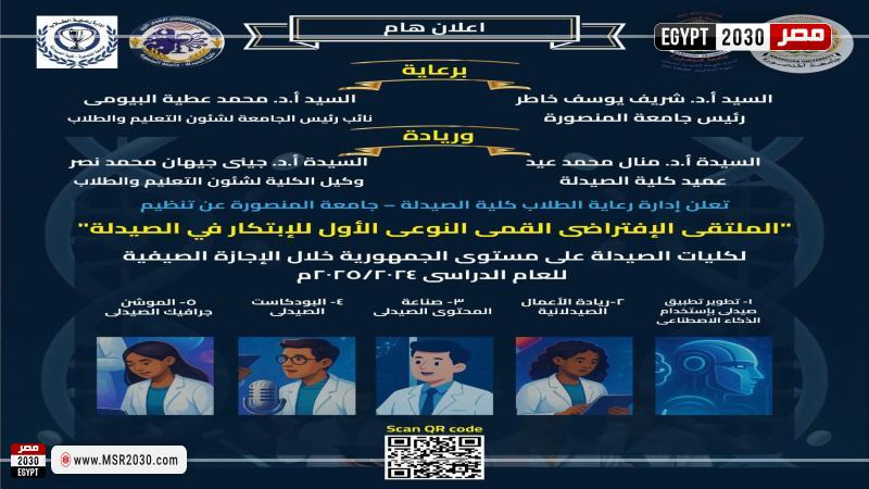 كلية الصيدلة بجامعة المنصورة