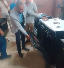 ضبط مصنع غير مرخص لتصنيع وإنتاج أجهزة بوتاجاز باستخدام خامات غير معتمدة بمركز ناصر بمحافظة بني سويف