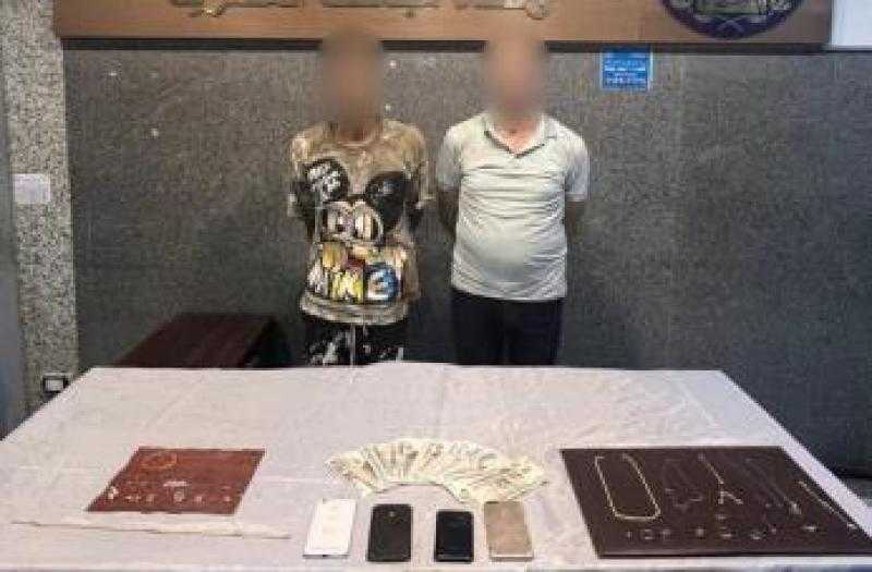 ضبط لصين متورطين في سرقة مساكن بالمطرية واستعادة المسروقات