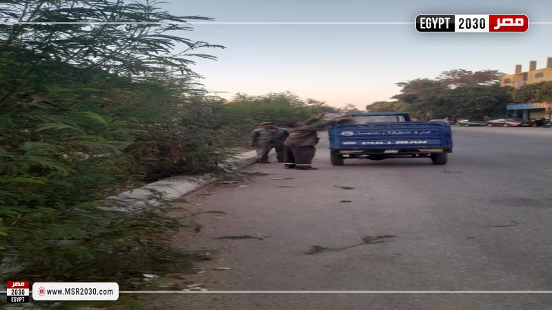 حي المطار بمدينة الأقصر