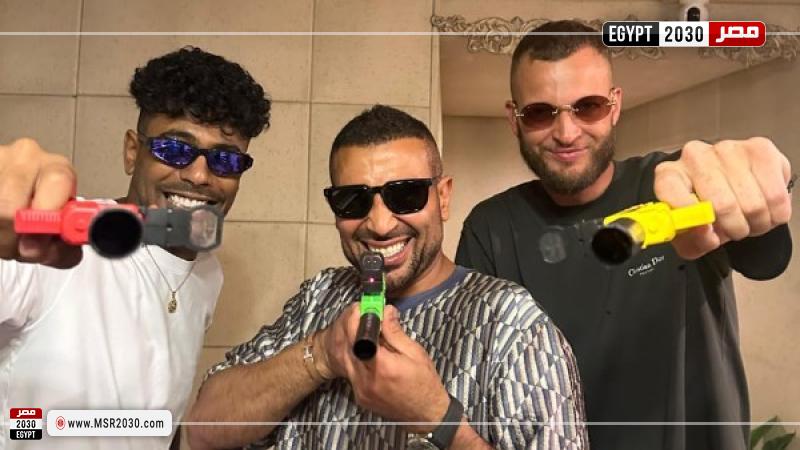 أحمد سعد ومروان بابلو وعفروتو
