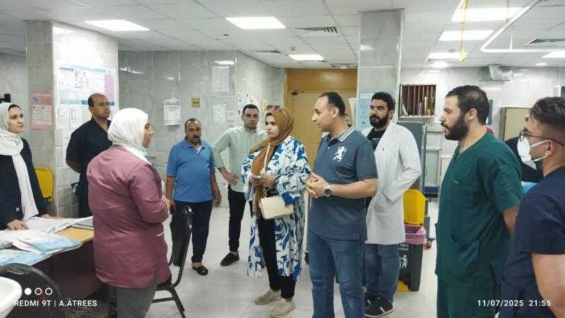 وكيل وزارة الصحة بالشرقية يتابع انتظام العمل بمستشفى الزقازيق العام