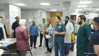 وكيل وزارة الصحة بالشرقية يتابع انتظام العمل بمستشفى الزقازيق العام