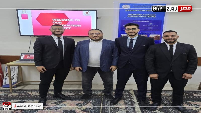 طلاب هندسة المطرية بجامعة حلوان 