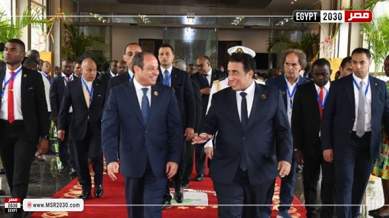 الرئيس السيسي يلتقي عددا من الرؤساء المشاركين الدورة السابعة