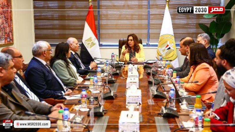 اجتماع وزيرة التنمية المحلية