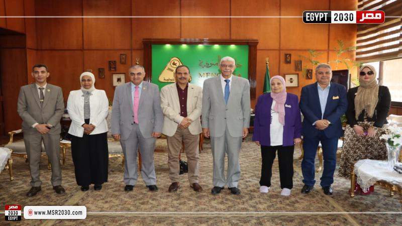 رئيس جامعة المنوفية