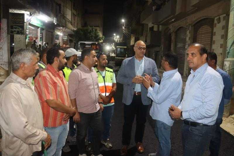 محافظ القليوبية يتفقد أعمال رصف شارع مجدي زيدان ببنها ضمن الخطة الاستثمارية 2024-2025