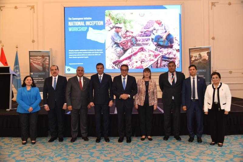وزير الصحة ووزير  الزراعة يشهدان ورشة عمل مبادرة «التقارب» لتعزيز تكامل السياسات الصحية والغذائية والمناخية