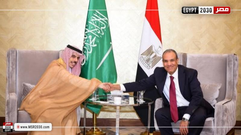 وزير الخارجية ونظيره السعودي