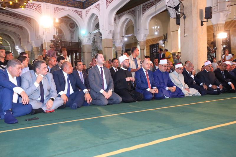 وزير الأوقاف ومفتي الجمهورية ومحافظ كفرالشيخ 