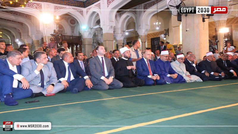 وزير الأوقاف ومفتي الجمهورية ومحافظ كفرالشيخ