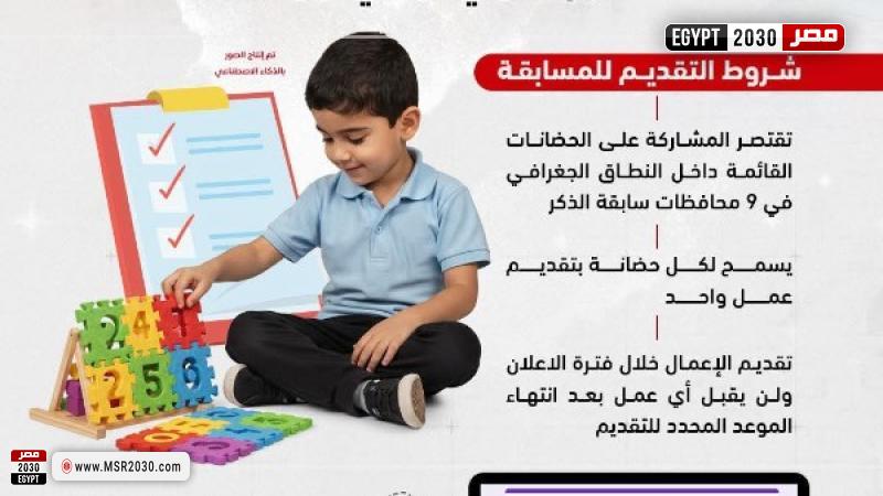 التضامن تعلن عن مسابقة بدور الحضانات بالمحافظات