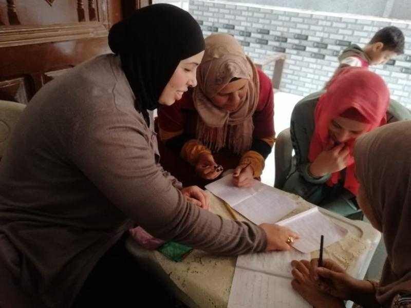 كلية تربية حلوان تحصد المركز الأول في المشروع القومي لمحو الأمية