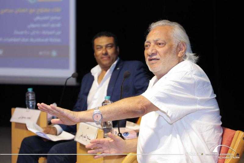 لقاء مفتوح مع الفنان سامح الصريطي على هامش معرض مكتبة الإسكندرية الدولي للكتاب
