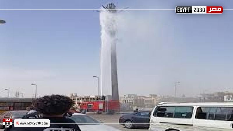 جريق برج تابع لإحدى شبكات الاتصالات 