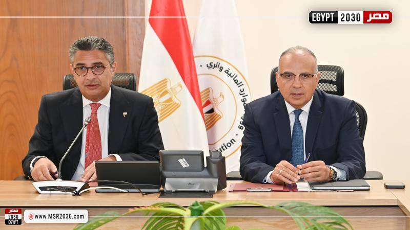 وزيرا الرى والتموين