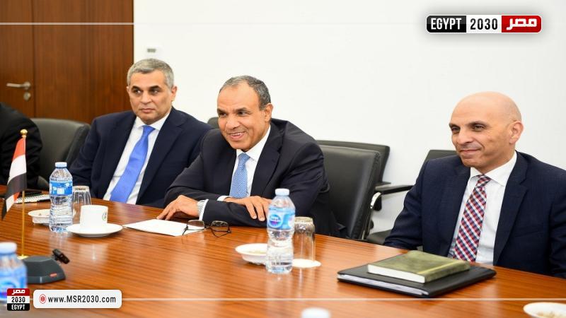 د. بدر عبد العاطي وزير الخارجية والهجرة خلال اللقاء