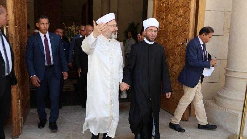 رئيس الشئون الدينية التركي: ذكر مصر في الكتب السماوية يحمل معنى عظيما ومقدسا