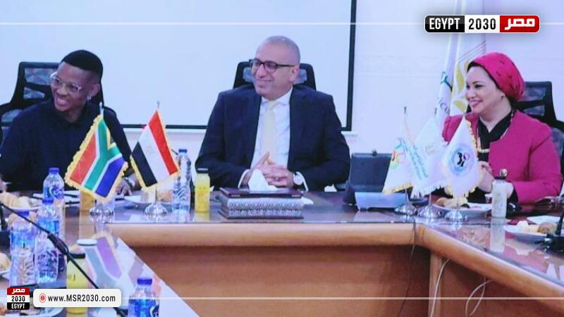 البنك الزراعي يستقبل وفدًا من اتحاد نقابات جنوب إفريقيا