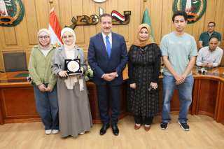 محافظ المنوفية يكرم أوائل الجمهورية من أبناء المحافظة الحاصلين على مراكز متقدمة في الثانوية العامة