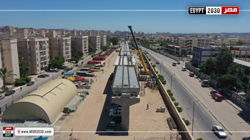 أعمال تنفيذ المرحلة الأولى من مشروع مترو الإسكندرية