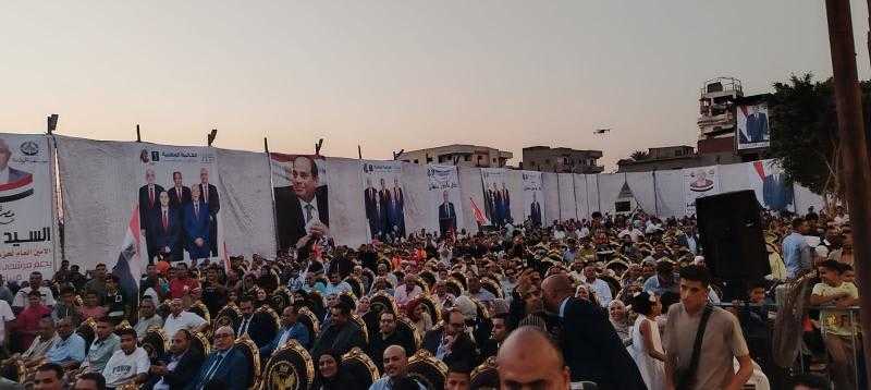 انطلاق المؤتمر الجماهيري الحاشد لـ” الجبهة الوطنية” لدعم مرشحي الحزب بالغربية
