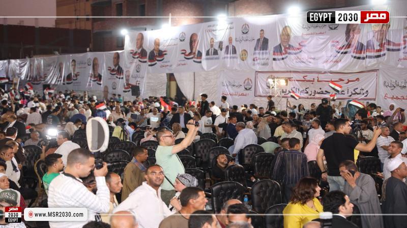 الجبهة الوطنية يحشد الآلاف في مؤتمر جماهيري بالجيزة