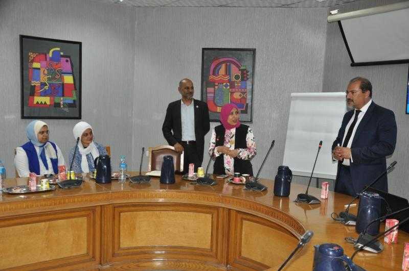ورشة تدريبية لفريق تقييم جائزة جامعة حلوان للتميز الداخلي لعام 2025