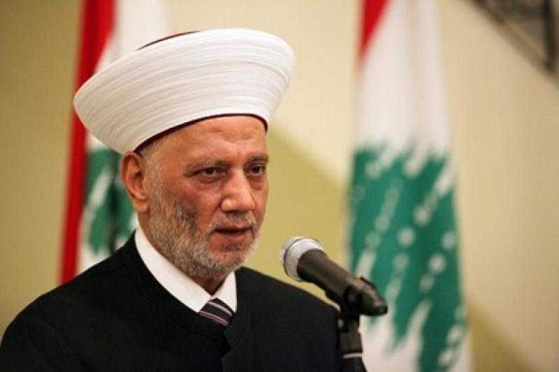 مفتي لبنان: وحدة لبنان أقوى سلاح في مواجهة أطماع الاحتلال الإسرائيلي
