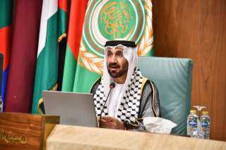 رئيس البرلمان العربي يرحب ببيان 28 دولة تطالب بوقف فوري للحرب ورفض التهجير تجاه كارثة غزة