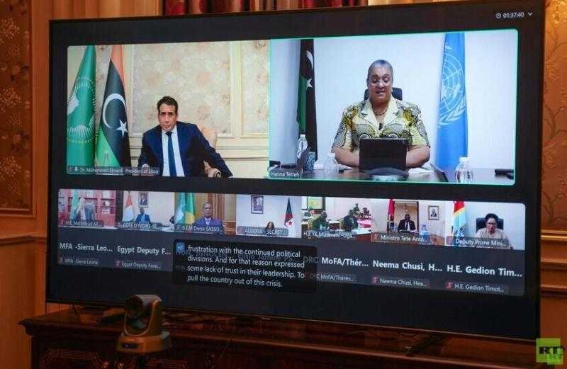 ليبيا تطالب بدعم إفريقي.. المنفي يدعو لتسريع الانتخابات وعودة البعثات الدبلوماسية إلى طرابلس