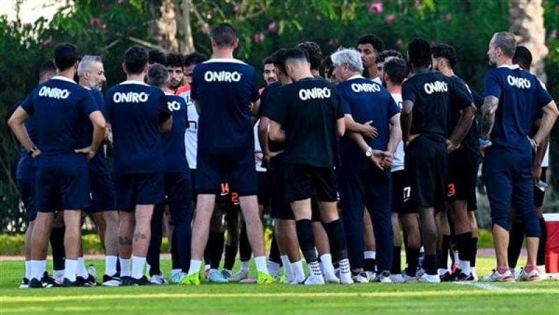 الزمالك يختتم استعداداته لمباراة مودرن سبورت على ستاد هيئة قناة السويس
